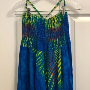 Tie dye boho harem pant